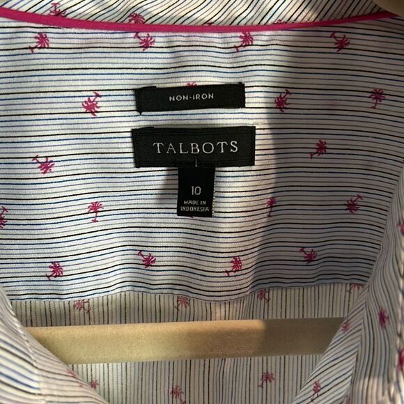 TALBOTS No Iron Sleeveless Blouse - Picture 3 of 6